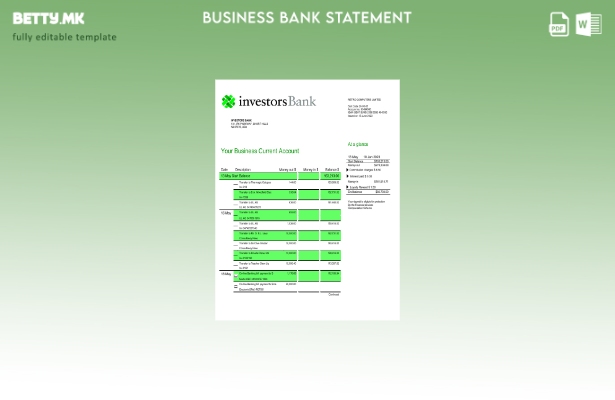 модерен стил Инвеститорите банкарски деловни извештаи за проверка на сметката Wo